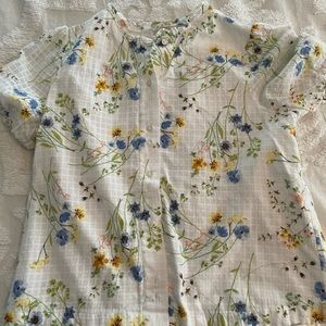 Loft Floral Button Down
